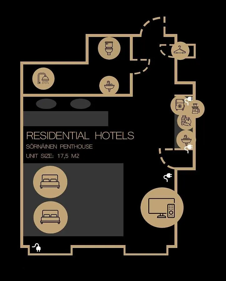 Appartamento Residential Homes Helsinki Penthouse Finlandia